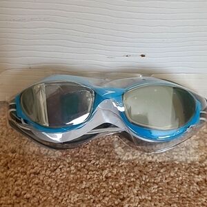 SPEEDO Adult Swim Goggles, mirrored lens, New!